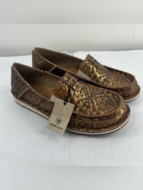 Ariat Cruiser Copper Blanket Emboss Slip On Shoes Women’s 11 B Medium NWT
